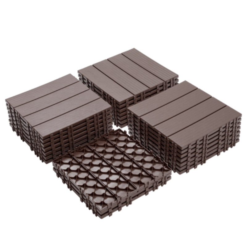 Plastic Interlocking Deck Tiles