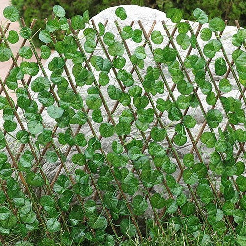 Simulation Fence  Felescopic fence artificial flowers