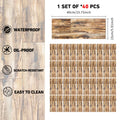 Wood Grain Floor Peel And Stick Floor Tiles Floor Removable Self-adhesive Wear-resistant Floor Tiles Self-adhesive Floor